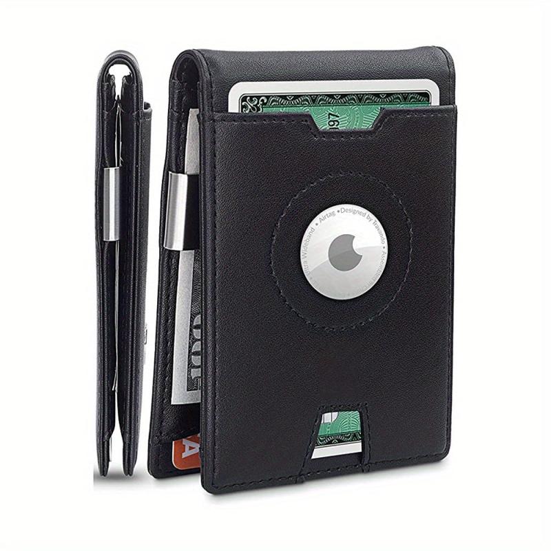 Men's RFID Blocking Money Clip Wallet 11 Card Slots Bifold Card Holder