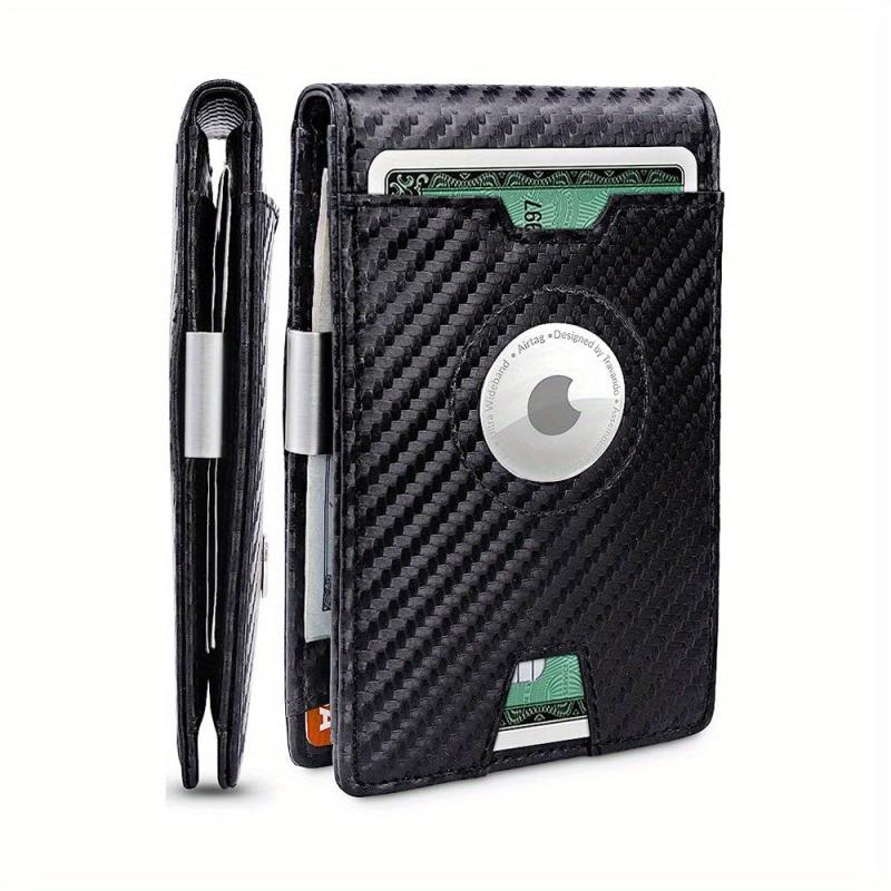 Men's RFID Blocking Money Clip Wallet 11 Card Slots Bifold Card Holder