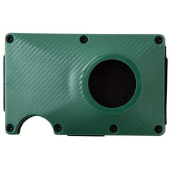 Gray Carbon Fiber Card Holder Airtag Card Holder Anti-theft Brush Wallet