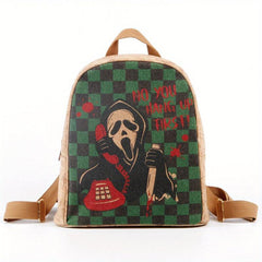 Creative Ghost Pattern Backpack - Environmentally Material