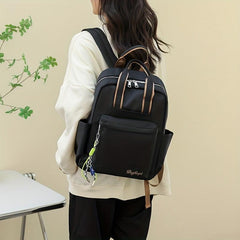 Solid Travel Backpack Portable Laptop Daypack Casual Schoolbag