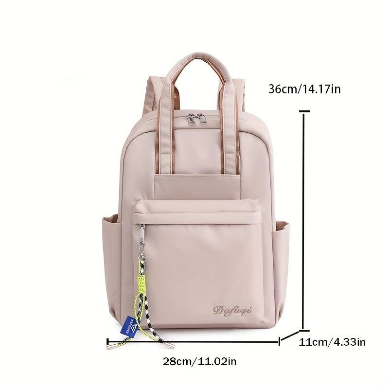 Solid Travel Backpack Portable Laptop Daypack Casual Schoolbag