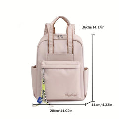 Solid Travel Backpack Portable Laptop Daypack Casual Schoolbag
