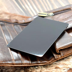 Personalized Engraved Metal Card Gift for Him