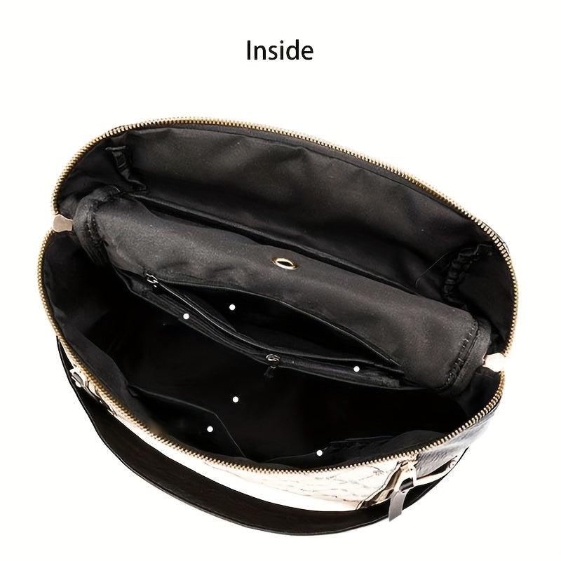 Geometric Print Backpack Purse Shoulder Bag Anti-theft Schoolbag