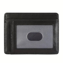 Men's RFID Blocking Leather Card Case Slim Card Holder Wallet