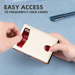 Men's RFID Blocking Bifold Money Clip Card Holder Wallet