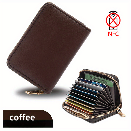 Anti Theft Brush Credit Card Bag for Men