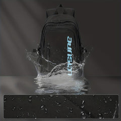 Casual Letter Backpack: Large Capacity, Preppy Style, Travel Storage Bag