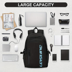 Casual Letter Backpack: Large Capacity, Preppy Style, Travel Storage Bag