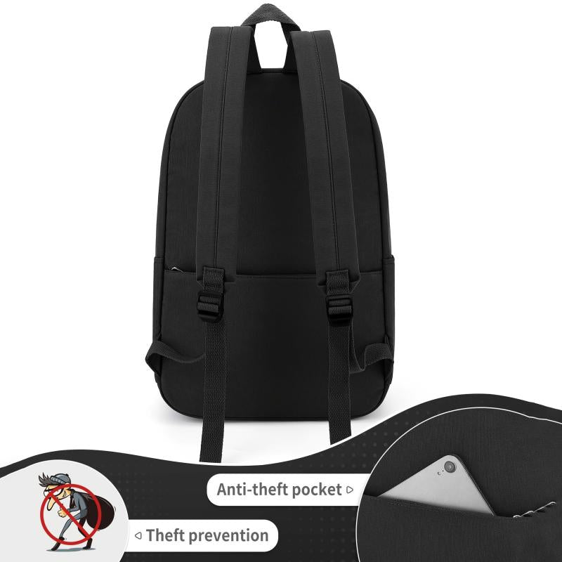 Casual Nylon Laptop Backpack Preppy Style Schoolbag Large Capacity
