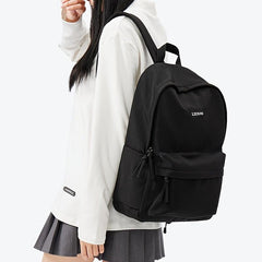 Casual Nylon Laptop Backpack Preppy Style Schoolbag Large Capacity