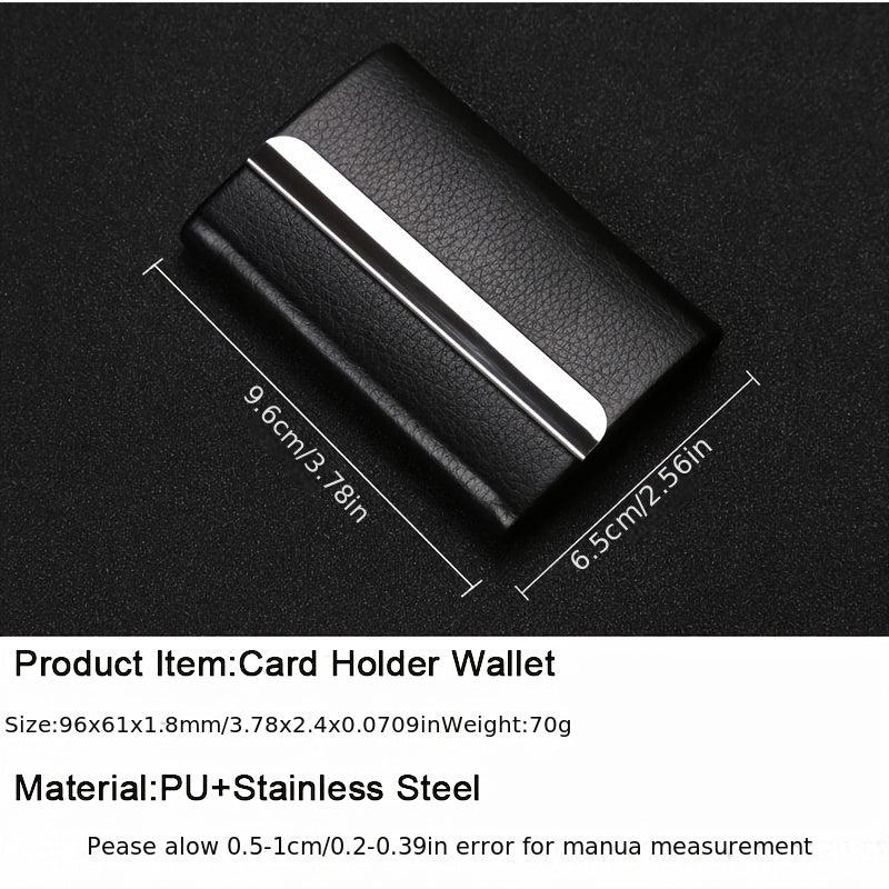 Metal Business Card Holder Credit Bank Card Case Wallet