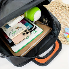2D Anime Backpack Cartoon Drawing Schoolbag For Teenager Girls Boys