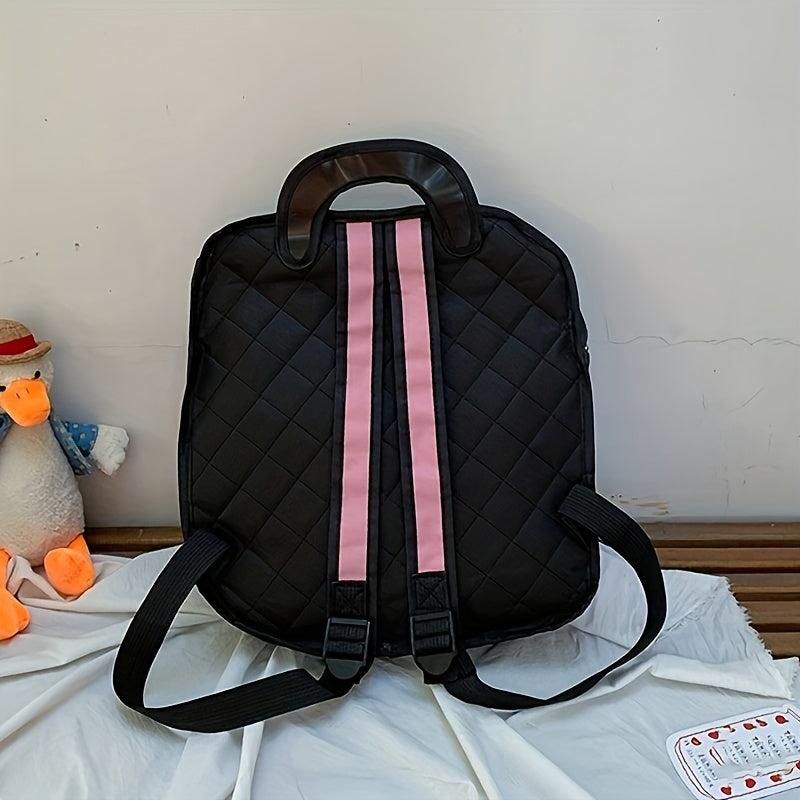 2D Anime Backpack Cartoon Drawing Schoolbag For Teenager Girls Boys