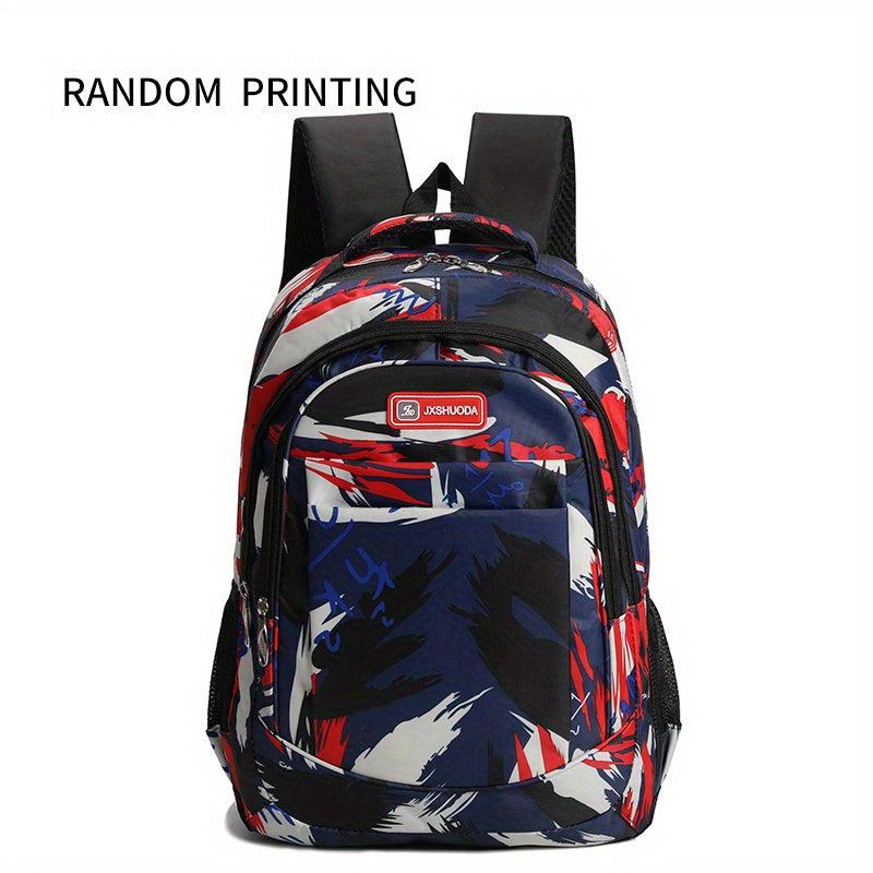 Large Capacity Travel Backpack Preppy Casual Laptop Bag