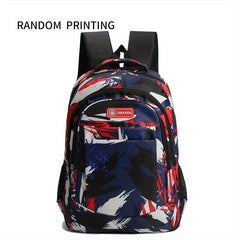 Large Capacity Travel Backpack Preppy Casual Laptop Bag