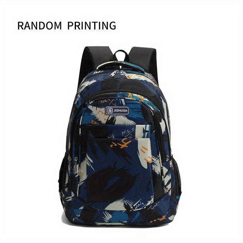 Large Capacity Travel Backpack Preppy Casual Laptop Bag