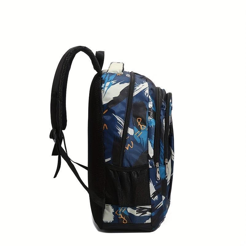 Large Capacity Travel Backpack Preppy Casual Laptop Bag