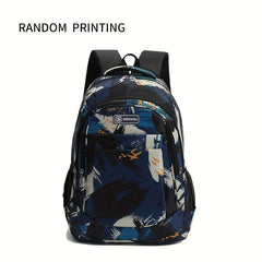 Large Capacity Travel Backpack Preppy Casual Laptop Bag