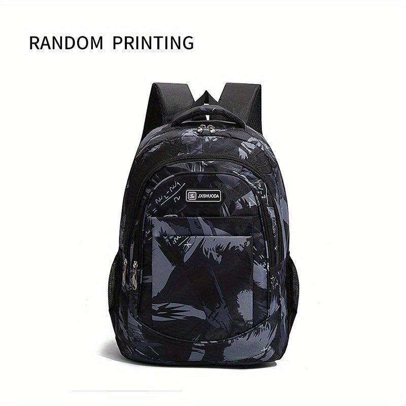 Large Capacity Travel Backpack Preppy Casual Laptop Bag