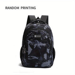 Large Capacity Travel Backpack Preppy Casual Laptop Bag