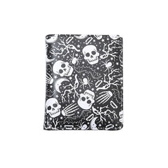 Halloween Skull Wallet Clutch Bag Multi Card Holder Horror Night Purse