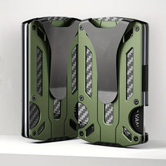 Men's Slim Wallet RFID Blocking Credit Card Holder Aluminum Alloy Money Clip