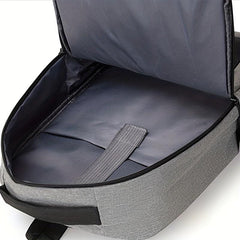 Colorblock Storage Bag Sets Business Backpack & Crossbody Bag & Clutch