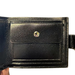 Men's Leather Short Wallet Money Clip Card Holder Coin Pocket