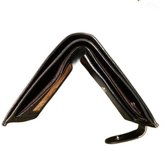 Men's Leather Short Wallet Money Clip Card Holder Coin Pocket