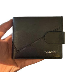 Men's Leather Short Wallet Money Clip Card Holder Coin Pocket