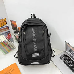 Large Capacity Backpack Preppy Back To School Daypack Casual Travel Knapsack