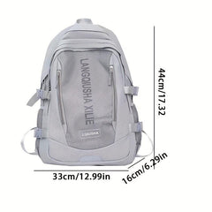 Large Capacity Backpack Preppy Back To School Daypack Casual Travel Knapsack