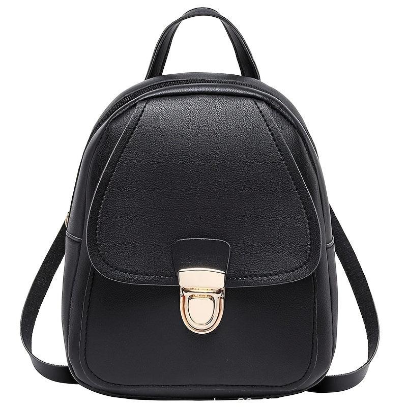 Mini Backpack Purse Preppy School Daypack Women's Travel Knapsack & Wallet