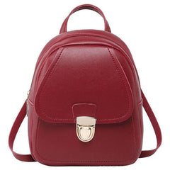 Mini Backpack Purse Preppy School Daypack Women's Travel Knapsack & Wallet