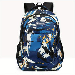 Large Capacity Travel Backpack Heavy Duty Preppy School Daypack