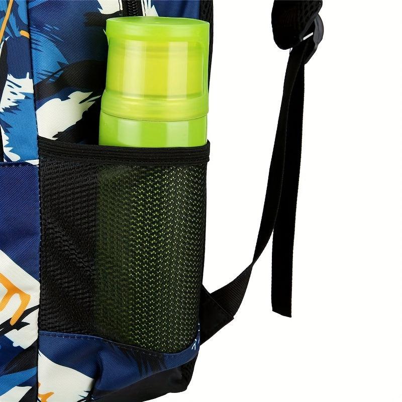 Large Capacity Travel Backpack Heavy Duty Preppy School Daypack