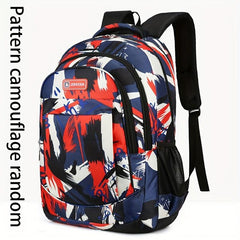 Large Capacity Travel Backpack Heavy Duty Preppy School Daypack