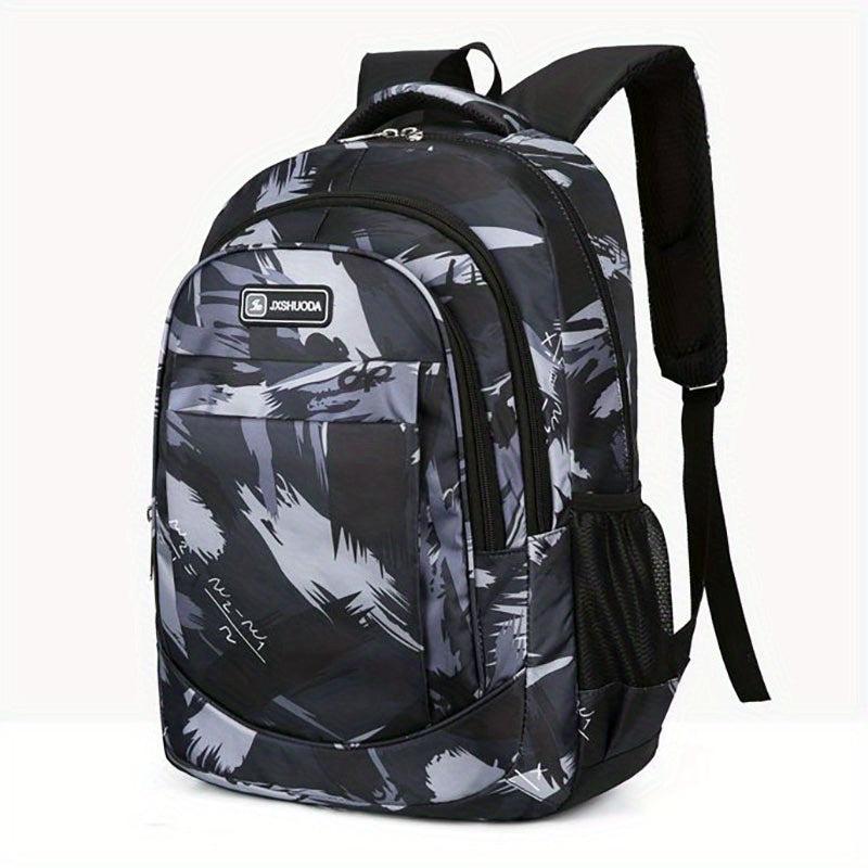 Large Capacity Travel Backpack Heavy Duty Preppy School Daypack