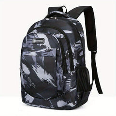 Large Capacity Travel Backpack Heavy Duty Preppy School Daypack