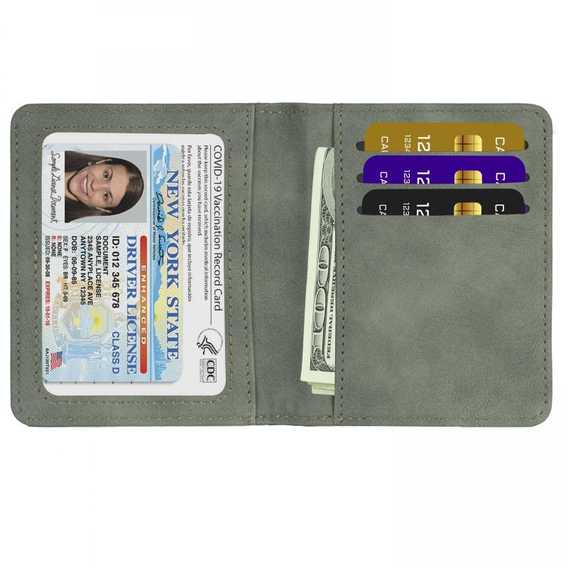RFID Blocking Card Holder Bifold Travel Slim Wallet - Minimalist Case