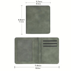 RFID Blocking Card Holder Bifold Travel Slim Wallet - Minimalist Case