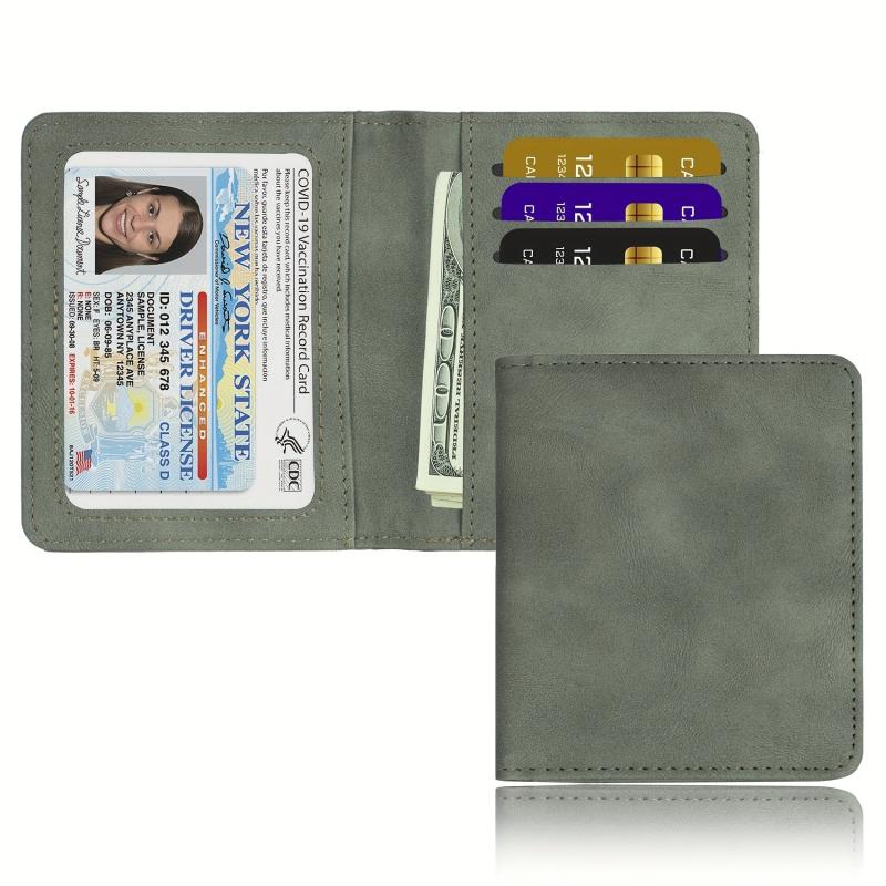RFID Blocking Card Holder Bifold Travel Slim Wallet - Minimalist Case