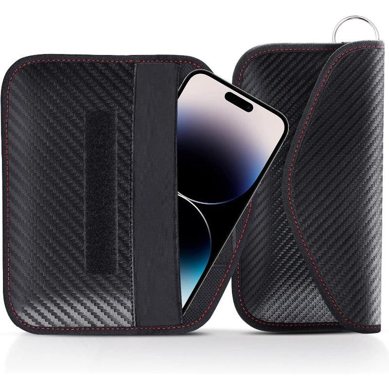 Signal Blocking Car Key Pouch 2 Pack - RFID Blocking Anti Theft Bag