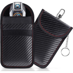 Signal Blocking Car Key Pouch 2 Pack - RFID Blocking Anti Theft Bag