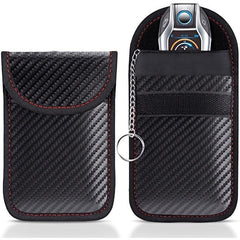 Signal Blocking Car Key Pouch 2 Pack - RFID Blocking Anti Theft Bag