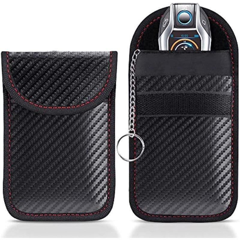 Signal Blocking Car Key Pouch 2 Pack - RFID Blocking Anti Theft Bag