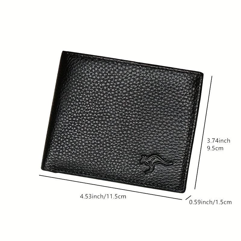 Men's RFID Blocking Leather Money Clip Wallet