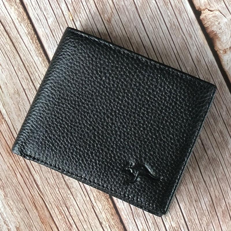 Men's RFID Blocking Leather Money Clip Wallet